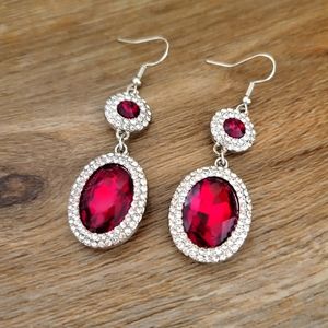 Red earrings